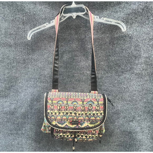 Sakroots Convertible Backpack Crossbody Bag Adjustable Strap Pockets Hippie Boho - Picture 2 of 11